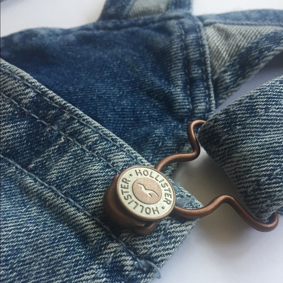 HOLLISTER XS Boyfriend Short Overall NWT - Picture 5 of 10